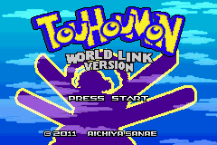 Touhoumon World Link Title Screen